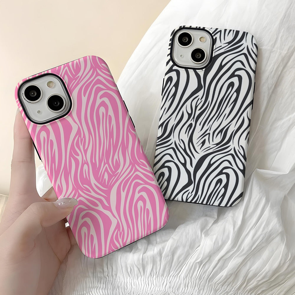 Tiger pattern Apple 16 phone protective case 2-in-1 film case phone case Apple 15pm hard case 13 - Korvel