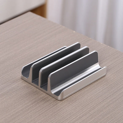 Laptop stand vertical storage and organizing rack - Korvel