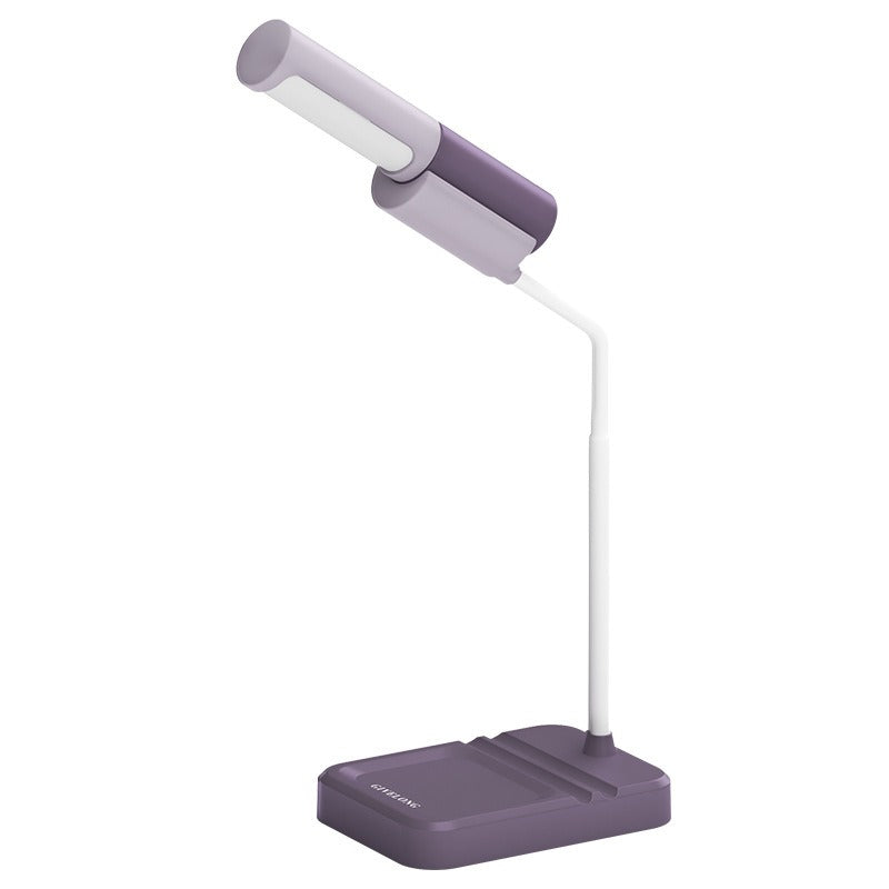 New LED Simple Eye Protection Desk Lamp USB Rechargeable Infinitely Variable Light Student Reading Desktop Small Desk Lamp - Korvel
