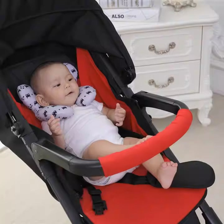Baby head protection U-shaped pillow stroller fixed head pillow Car seat sleeping protection head and neck pillow - Korvel