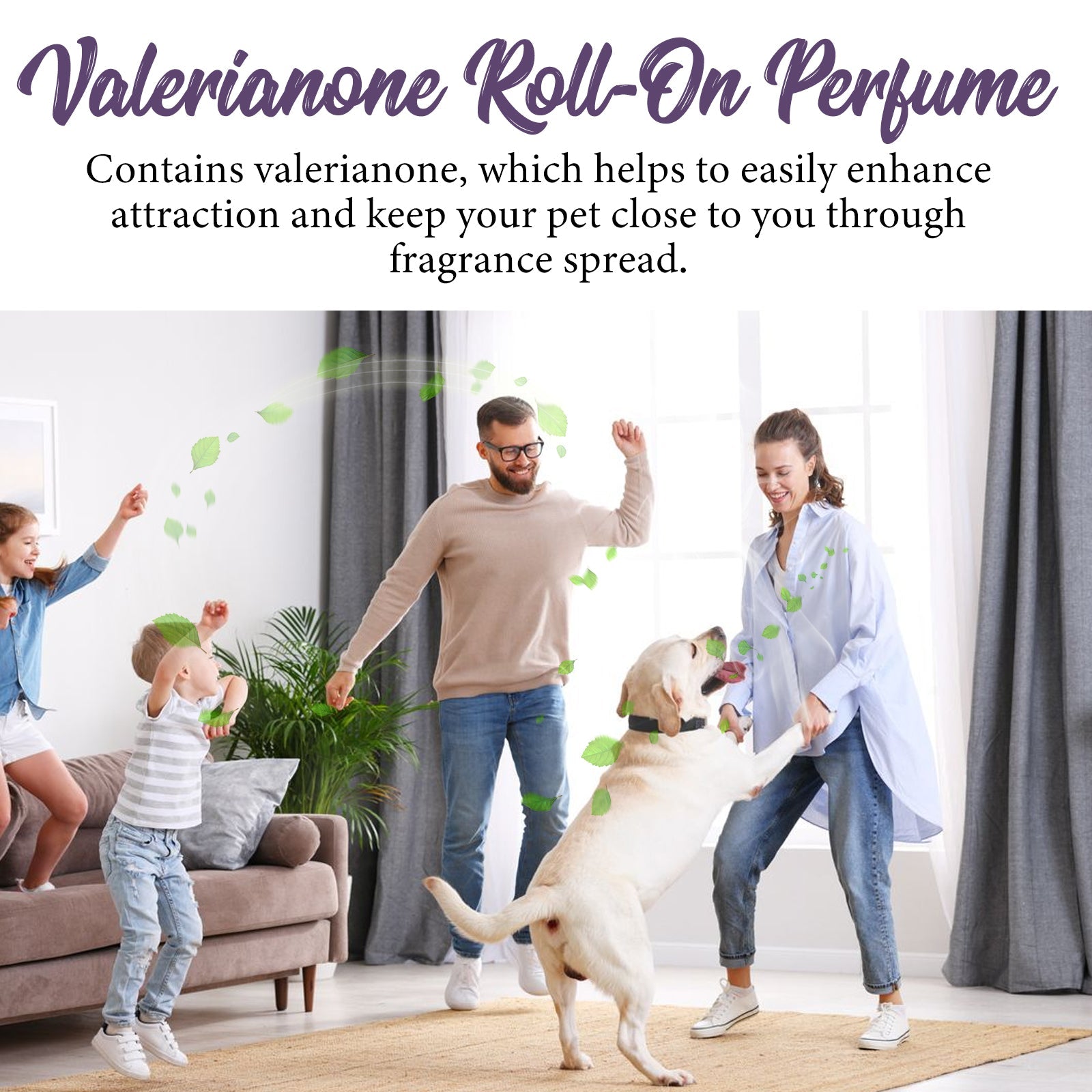 Valerianone Roll-On Perfume, Relax Your Pet To Ease Your Dog's Anxiety Pet Roller Perfume - Korvel
