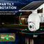 Brand 4G SIM Card WIFI Solar Battery PTZ Camera 1080P Outdoor Waterproof  PIR Alarm Motion Detection P2P CCTV Camera - Korvel