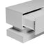 51.18inch WHITE morden TV Stand with LED Lights high glossy front TV Cabinet color:WHITE - Korvel