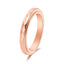 Diamond shaped niche jewelry for women, narrow cut food ring, rotatable ring - Korvel