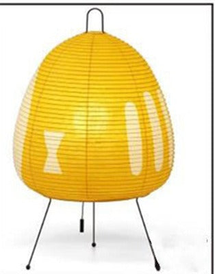 Japanese retro rice paper table lamp style wabi sabi style ins cross-border high-end atmosphere bedside table lamp - Korvel