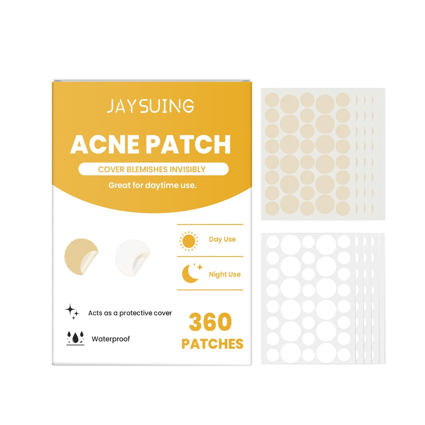 Day And Night Acne Patch Acne Removal Skin Care Facial Cover Acne Invisible Acne Patch - Korvel