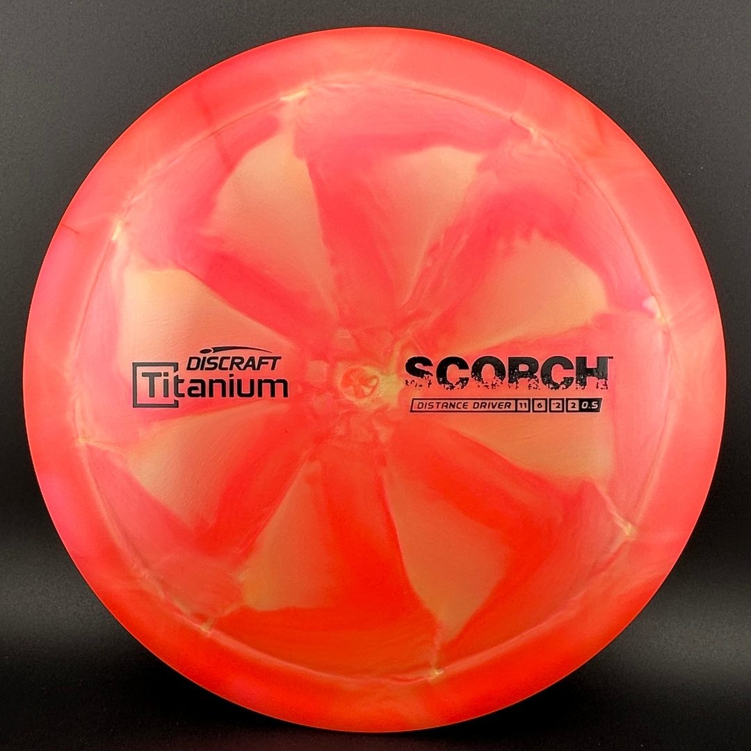 Titanium Swirl Scorch Disc Golf Driver