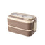 Premium Double-Layer Insulated Lunch Box with Cutlery