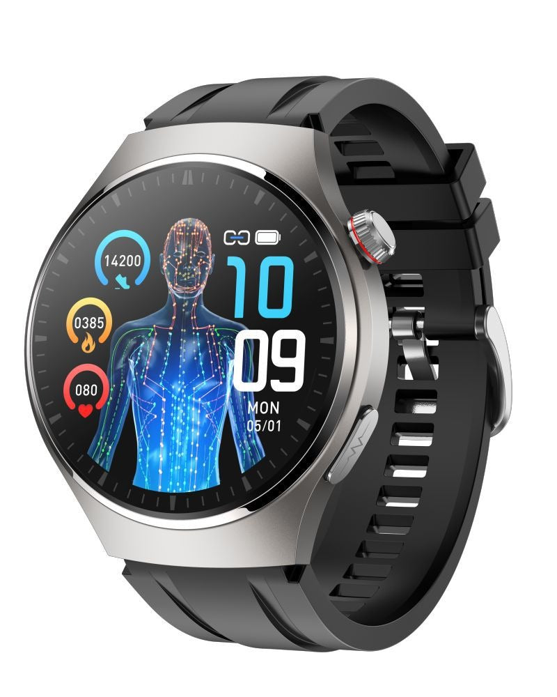 Smart watch non-invasive blood glucose measurement AMOLED ECG heart rate monitoring Bluetooth call sports watch - Korvel