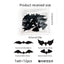 Halloween 3D Butterfly Bat Wall Stickers - 12 Pack