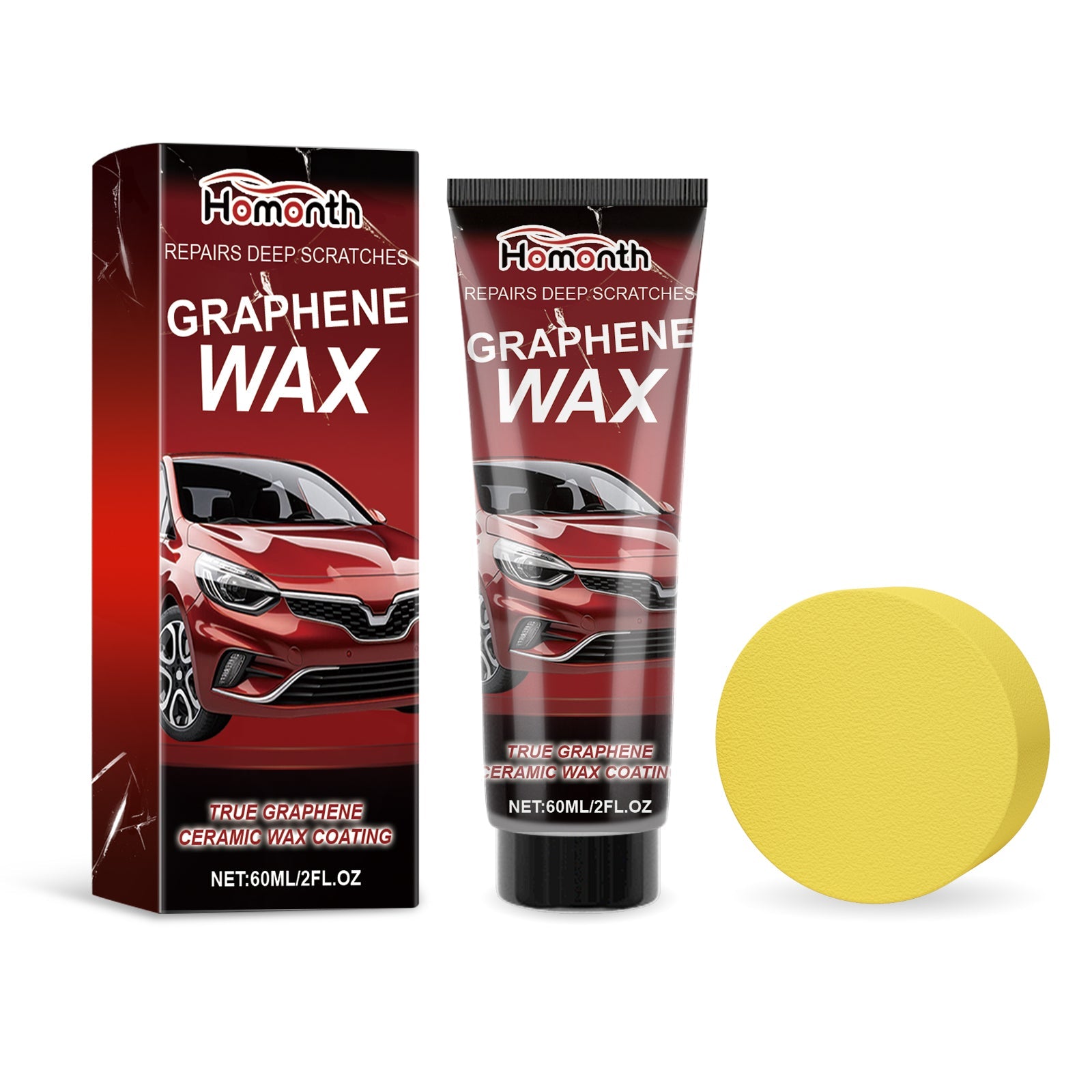 Repairs Deep Scratches Graphene Wax, Car Paint Repair Deep Scratches Graphene Wax Refurbished Car Wax - Korvel