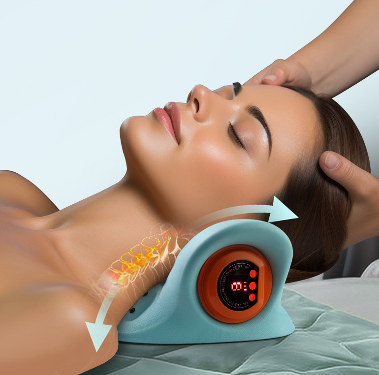 Multi functional shoulder and neck massager portable car mounted household electric kneading neck - Korvel
