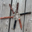 Stylish Twisted Leather Keychains with Stud Accents - Korvel
