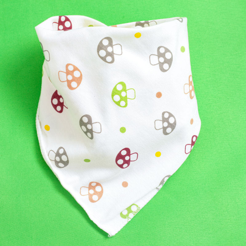 Baby Drooling Towel Baby Triangle Towel Double Layer According To The Buckle Newborn Child Headscarf Bib Scarf Spring And Summer Four Seasons - Korvel