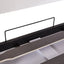 Twin Size Murphy Bed Wall Bed with Sofa and Shelves - White