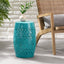 RUBY12 Side Table - Elegant Teal Accent Table
