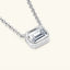 1 Carat Moissanite 925 Sterling Silver Pendant Necklace - Korvel