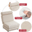Single Sofa Chair Foldable Single Sofa Bed with Pillow,Portable Foldable Sofa Bed,Leisure Sofa Chair,Easy to Store - Korvel