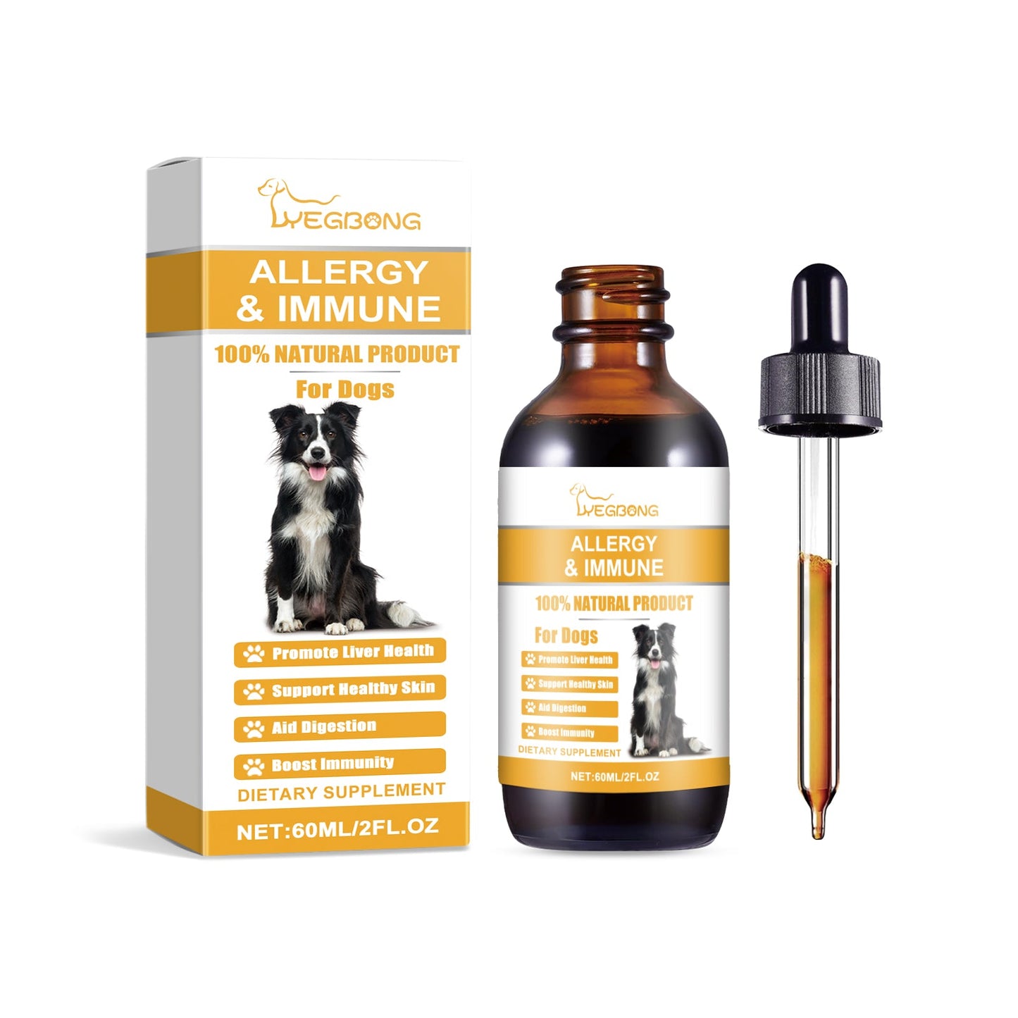 Dog Body Care Drops, Care And Relieve Pet Body Discomfort Nutritional Care Supplements - Korvel