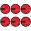 6 - piece set of 5.9 - inch lure wraps. Doubles as covers, gloves, hook protectors. Keeps anglers safe while fishing. - Korvel