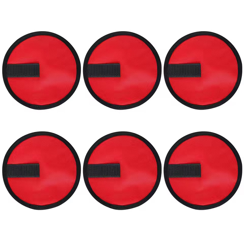 6 - piece set of 5.9 - inch lure wraps. Doubles as covers, gloves, hook protectors. Keeps anglers safe while fishing. - Korvel