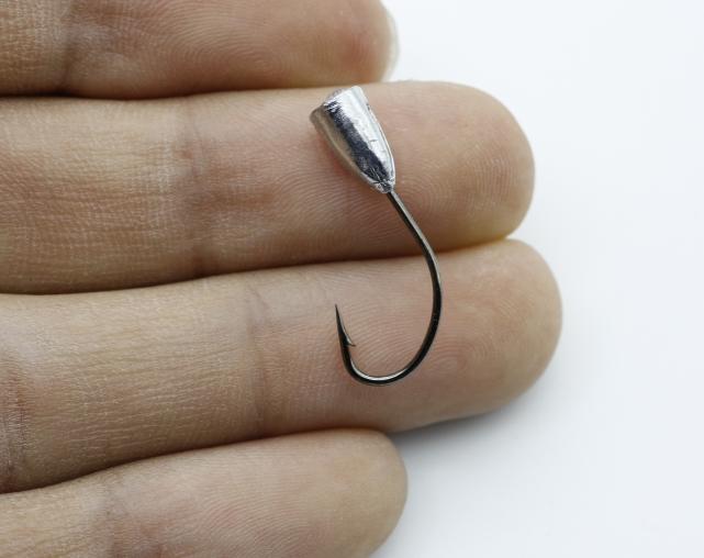 Rompin 10pcs/bag overturned hook lead fishing hooks - Korvel