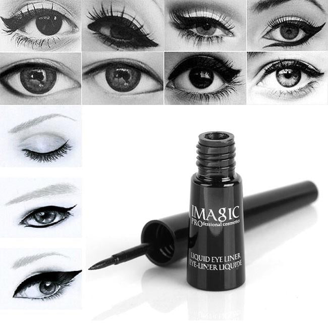 IMAGIC 1PCS Pro Eyeliner Waterproof Liquid Type Makeup Eye Liner Nature Long Lasting - Korvel