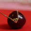 Zircon Heart Pendant Necklace
