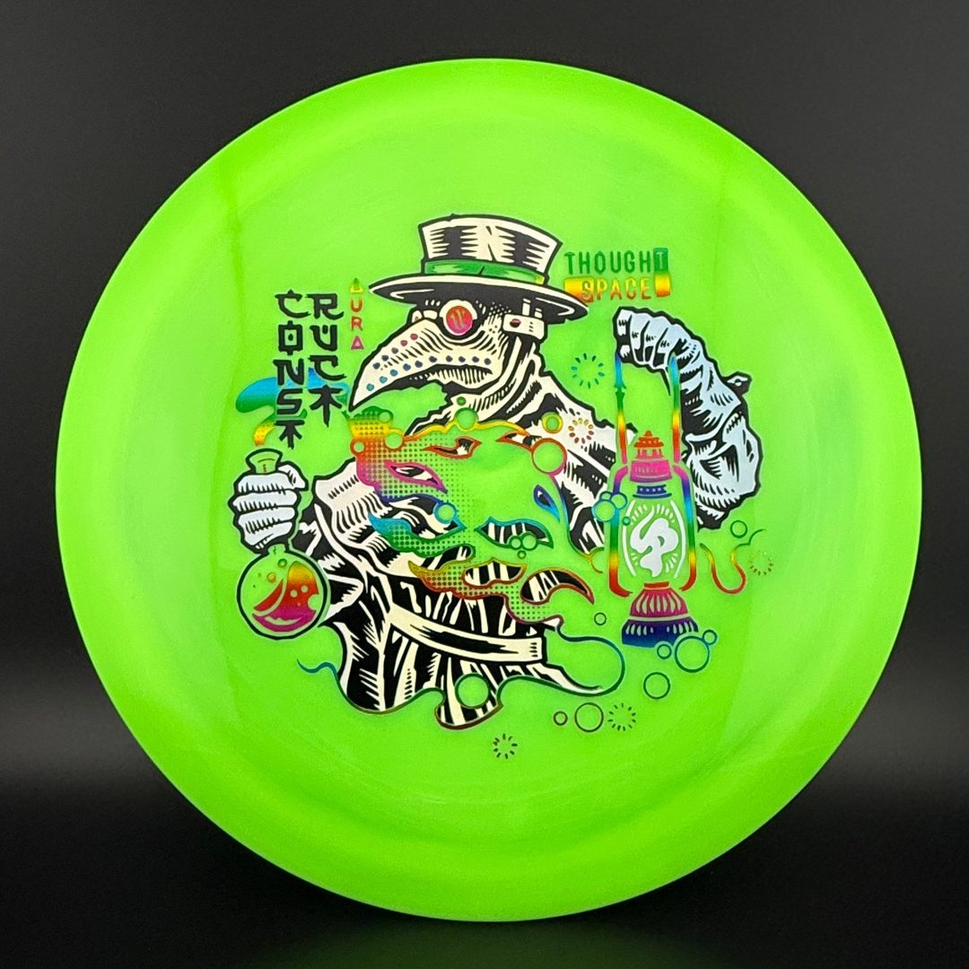 Swirly Aura Construct - Plague Doctor - First Run Disc Golf Driver