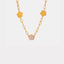 Stainless Steel White Mother-Of-Pearl Flower Necklace - Korvel