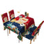 Festive Waterproof Tablecloth with Santa Claus Design