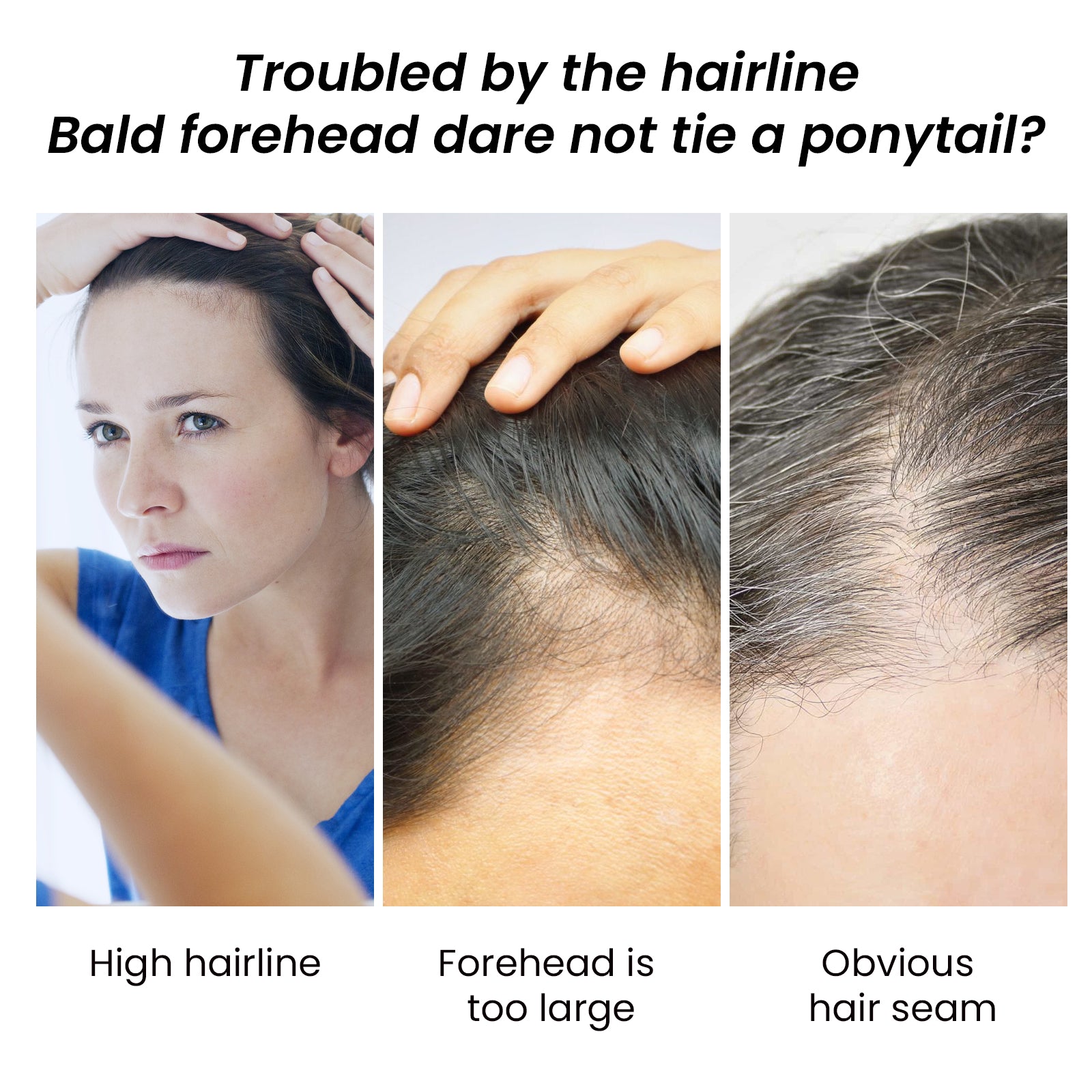 Hairline Cover Touch Powder Compact Hairline Easy To Apply Concealer Powder For Your Hairline - Korvel