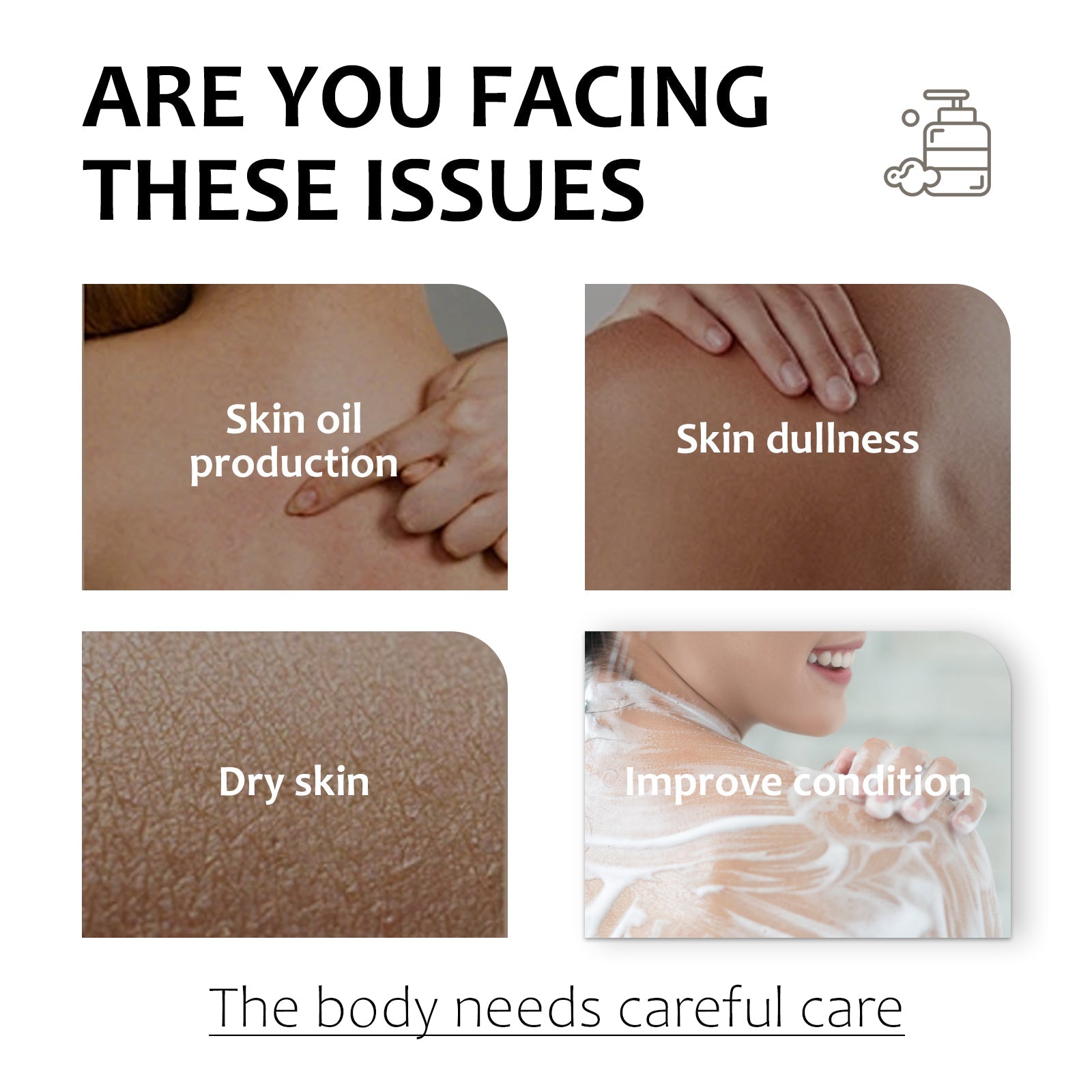 Nourishing Hydrating Body Wash, Body Skin Firming Clean Warm Shine Bright Tender Bath Dew - Korvel