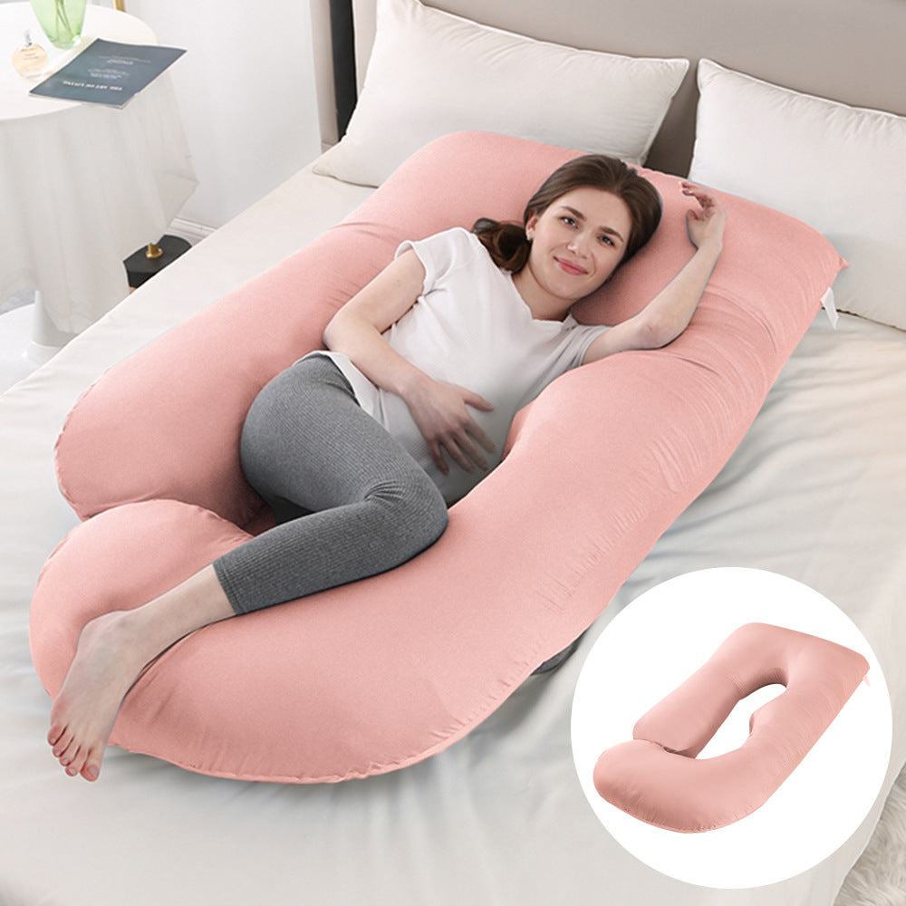 J-Shaped Pregnancy Pillow for Side Sleepers