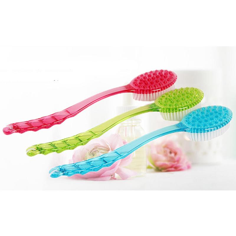 Bathing Brush Skin Massage Health Care Shower Back Rubbing Brush With Long Handle Massage Cleaner - Korvel