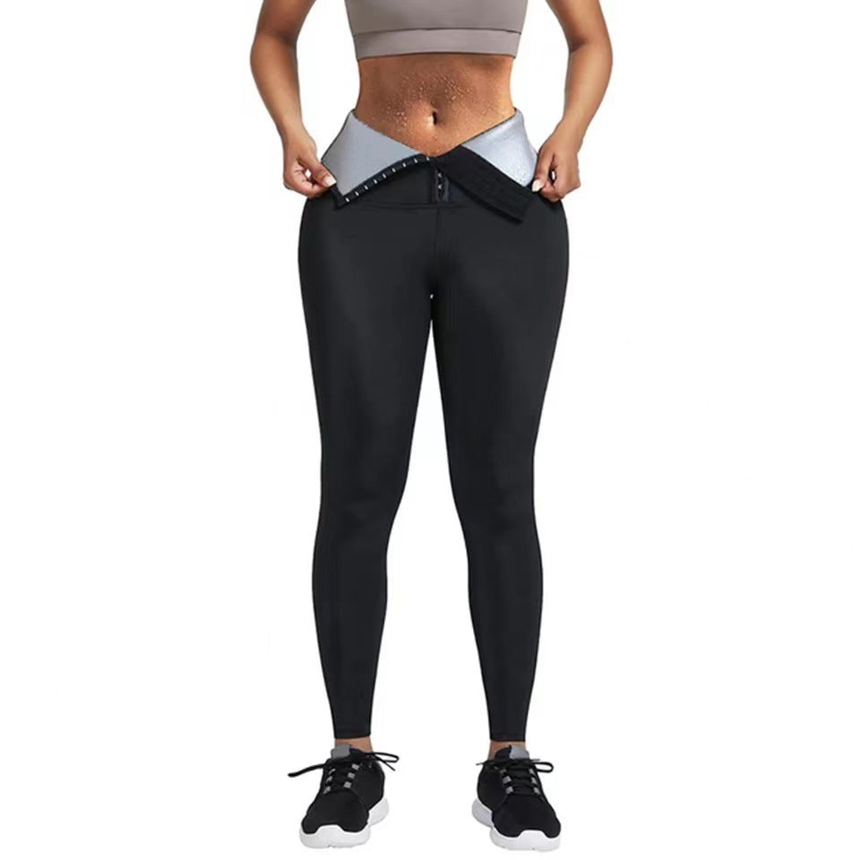 Pantalones de chándal activos de cintura alta premium para mujeres
