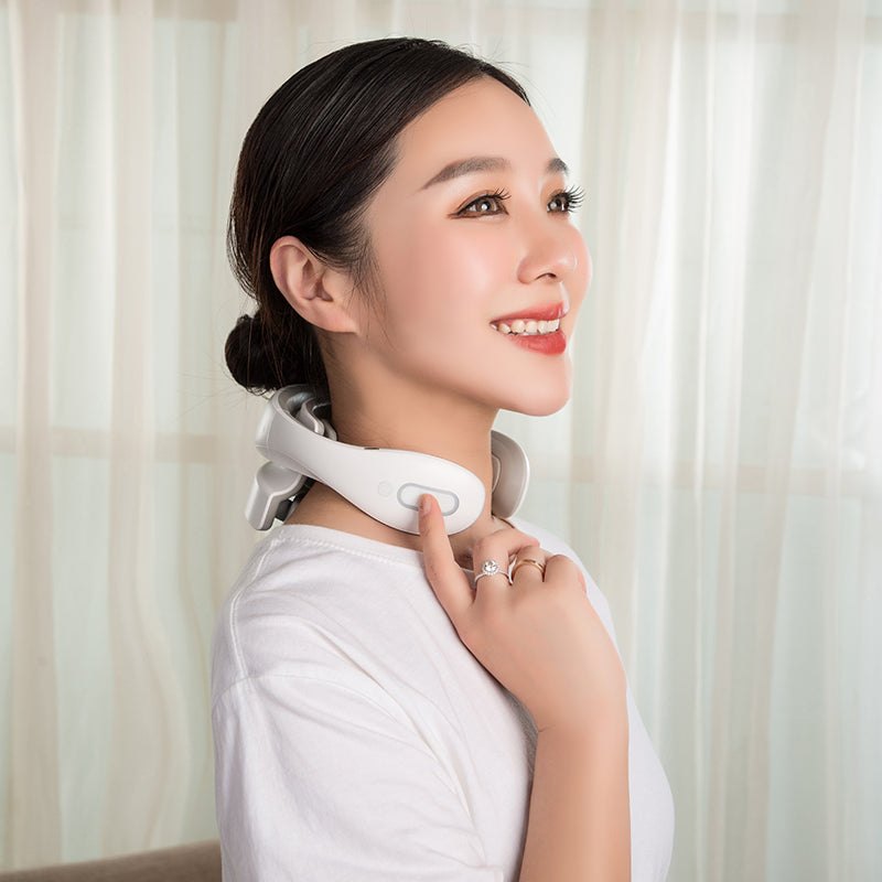 Cervical Massager Neck Massager Massage Pillow Shoulder Neck Hot Compress Physiotherapy Home Intelligent Neck Protector - Korvel