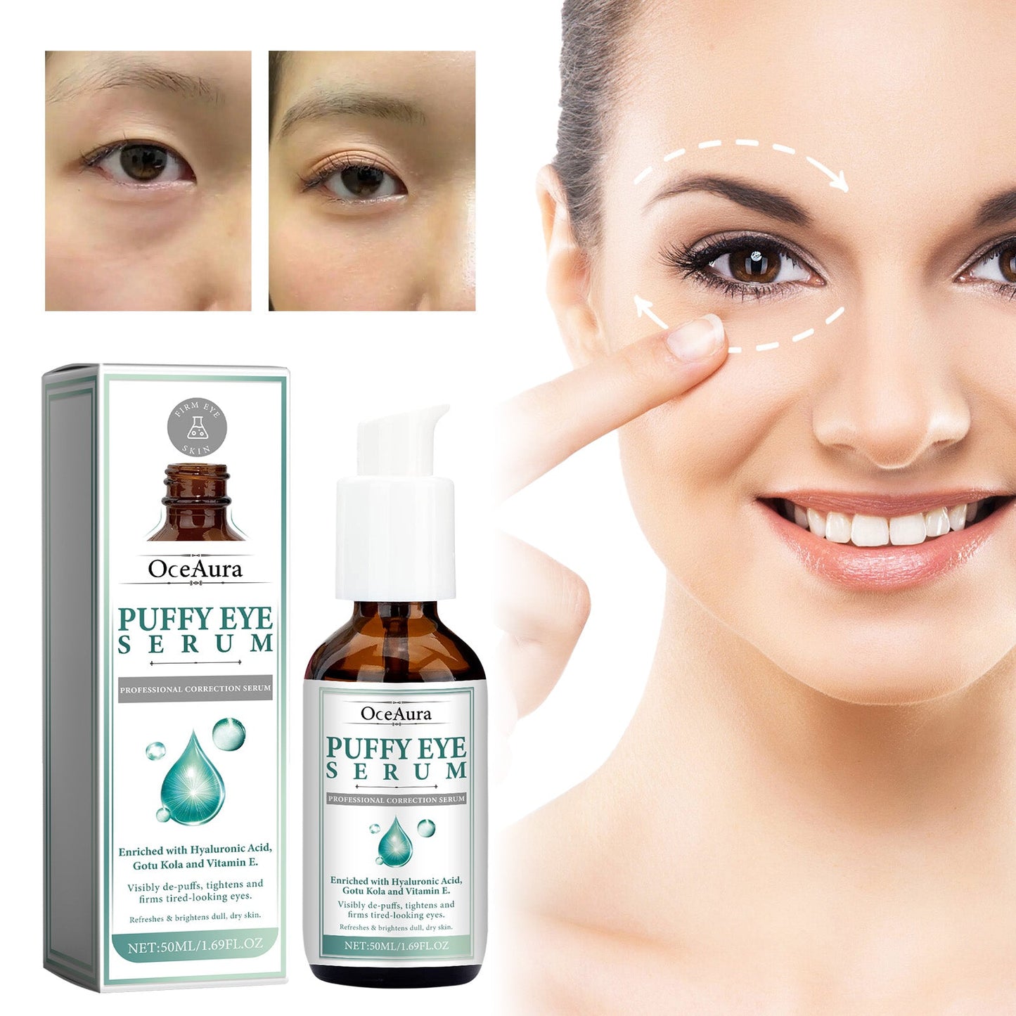 Puffy Eye Serum - Refreshing Hydration & Firming Essence