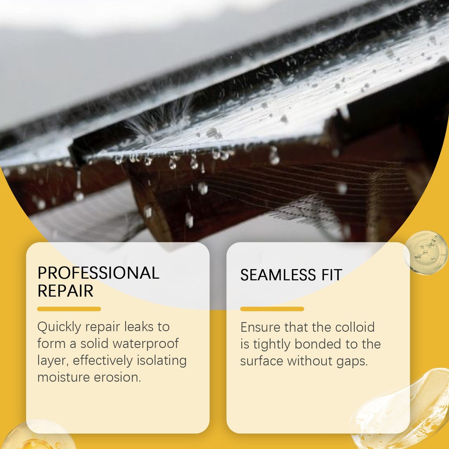 Transparent Waterproof Glue for Tile and Wall Repairs