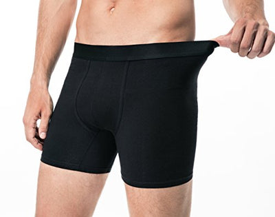 2 Pcs Boxer Brief L Black A387-003 - Korvel