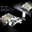 Reloj de Hombre Suizo Impermeable con Doble Calendario y Brillo