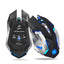 Wireless gaming mouse rechargeable 2.4G mouse with built-in 600mAh RGB illuminated business office mute mouse - Korvel