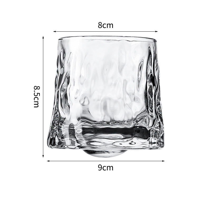 Hand drawn rotating glass cups multiple multi-purpose whiskey glasses rotating glass cups - Korvel
