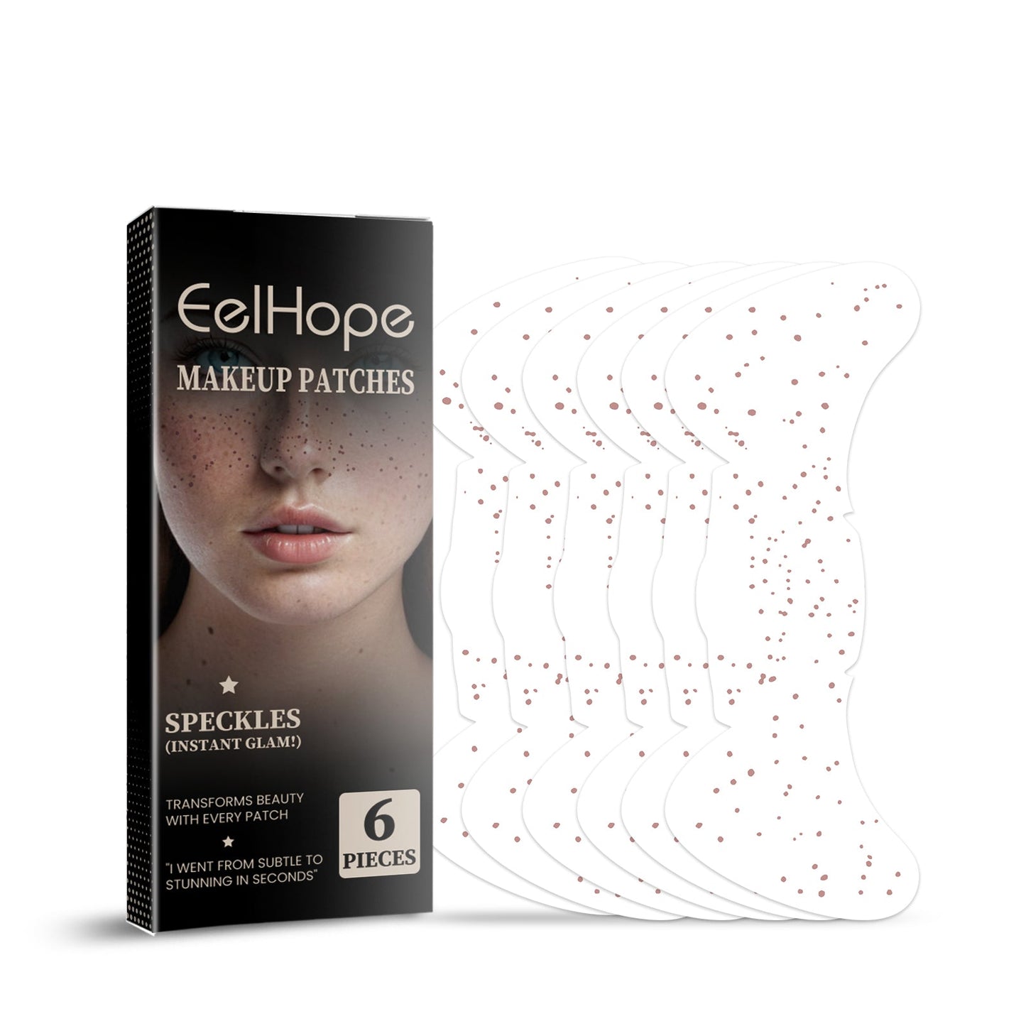 Makeup Patches, Waterproof And Sweat Resistant Long-Lasting Natural Freckles Makeup Stickers - Korvel