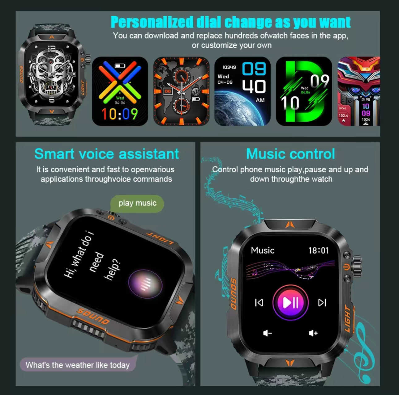 TitanForce Smartwatch - Korvel