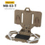 MOLLE mount war vest chest hanging universal chest mobile phone plate carrier folding navigation board - Korvel