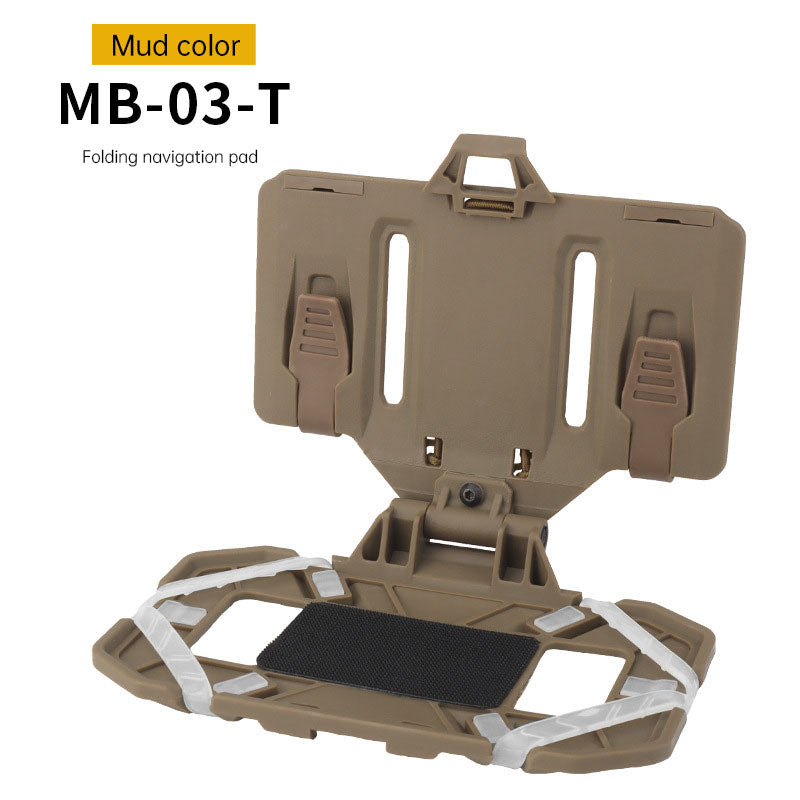 MOLLE mount war vest chest hanging universal chest mobile phone plate carrier folding navigation board - Korvel