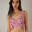 Trendy Hollow Sequin Suspender Skirt for Night Out