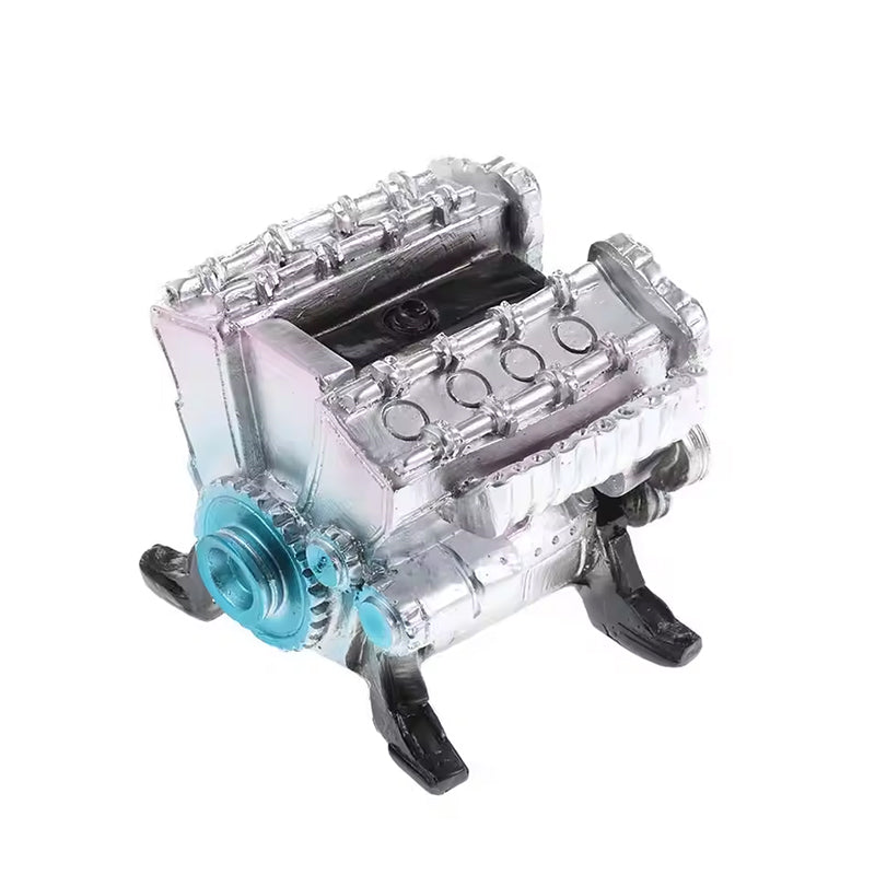 Kit de modèle de moteur de voiture en résine à 8 cylindres - Assemblage DIY premium