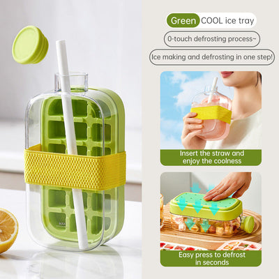 Ice - covered tray; freezer - overflow prevention ice tray - Korvel
